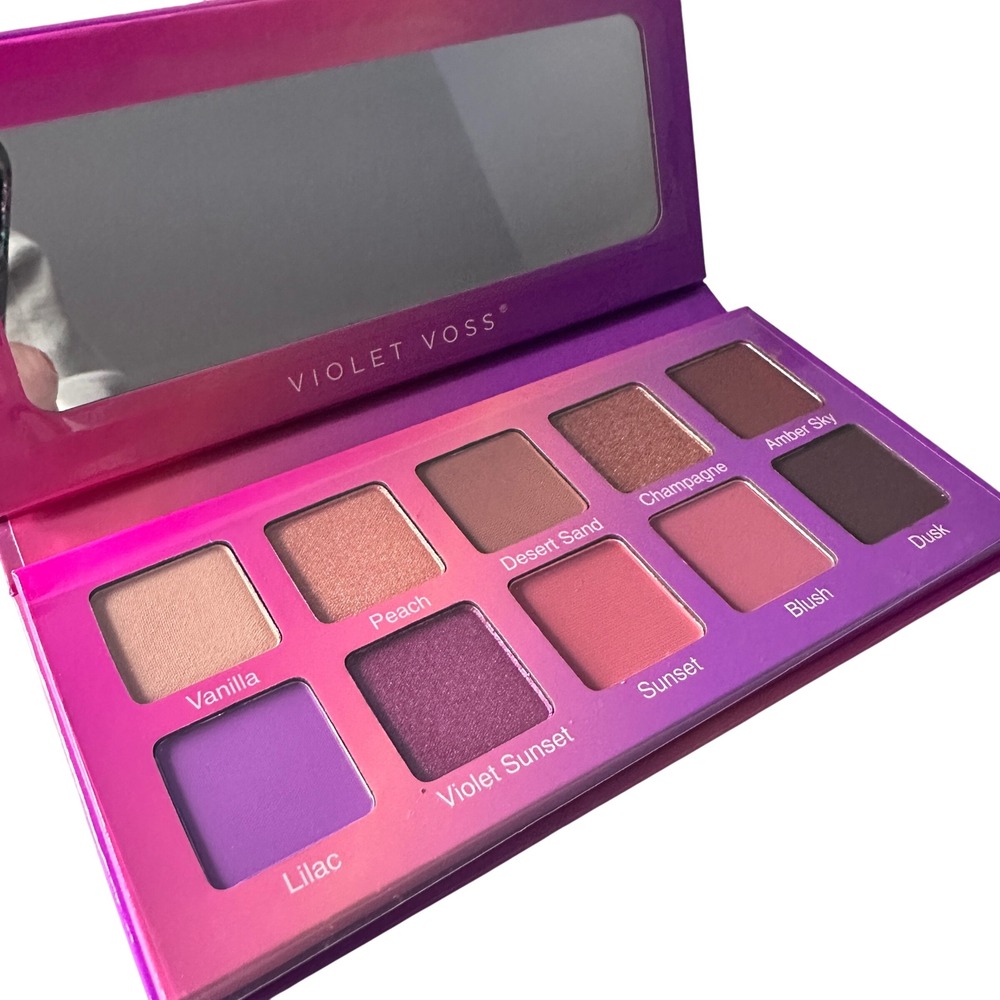 Violet Voss Violet Sunset Eye Shadow & Pressed Pigment Palette 10-shadows NIB